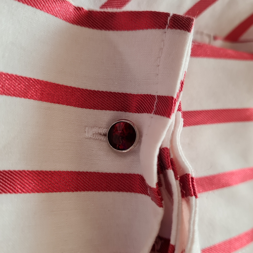MARKS AND SPENCER striped long sleeve shirt 18 - Picture 7 of 8